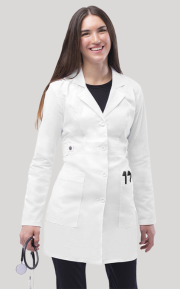 لابكوت تاب ويست الطويل من أدار ~ Tab-Waist Long Lab Coat Adar
