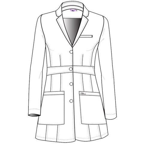 Tailored Empire Mid Length Lab Coat~Tailored Empire Mid Length Lab Coat