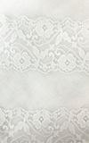 طرحة بوالياباني مع دانتيل~ Japanese Voile Lace Scarf 25 