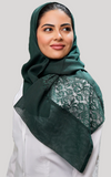 طرحة بوالياباني مع دانتيل~ Japanese Voile Lace Scarf 18 