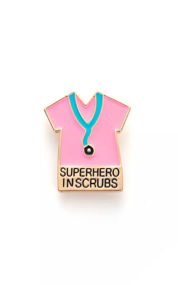 دبّوس البطل الخارق~Superhero in scrubs Pin 